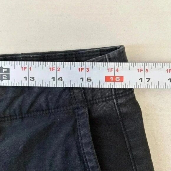 GAP Men’s Shorts 12” Stretch Casual Flat Front Chino Shorts Washed Black 31 - Picture 10 of 15